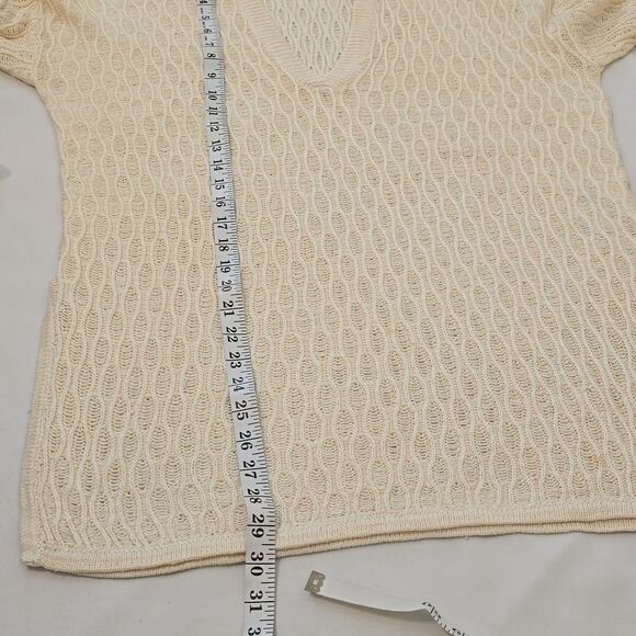 GO> SILK V-NECK SWEATER SIZE 3 - Picture 5 of 8